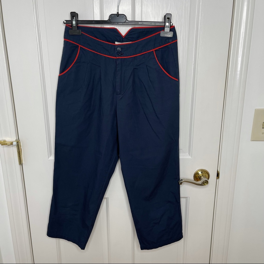 Francesca’s Navy Cotton Pants